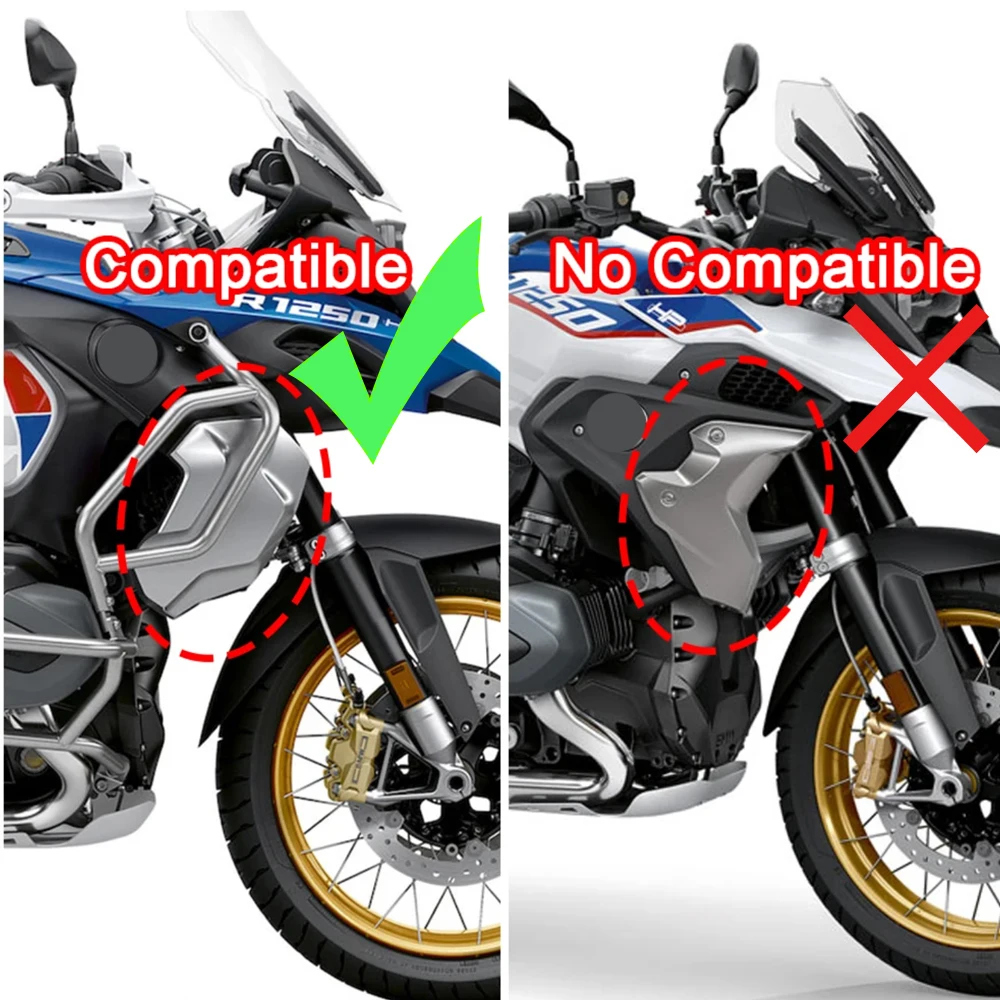 For BMW R1250GS Adventure 2019 2020 2021 3D Gel Radiator Protective Cover Reflective Sticker 2019-2022 Engine Case Decal