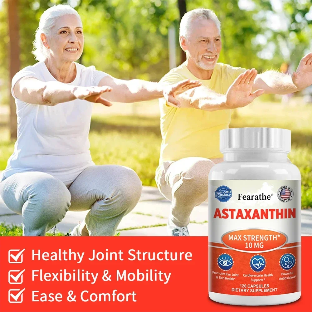 Alliwise Astaxanthin Supplement Capsules for Maximum Cardiovascular Health Accelerated Metabolism Supporting Eye Joint Health