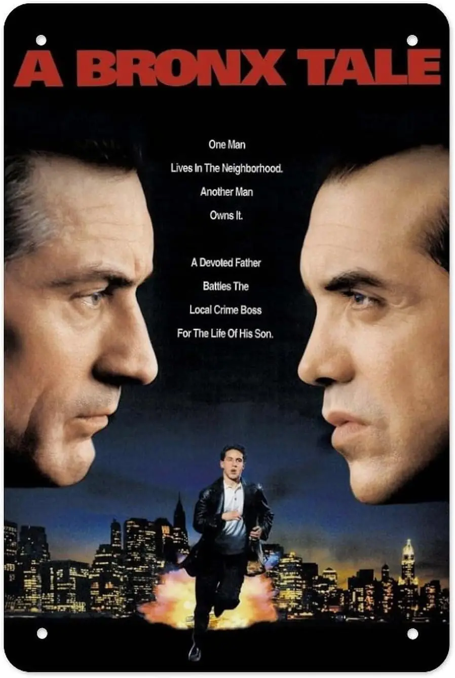 Metal Tin Sign 12 X 8 Inch -A Bronx Tale Movie Poster (2) Suitable For Home, Living Room, Bedroom, Office, Cafe And Bar Decorati