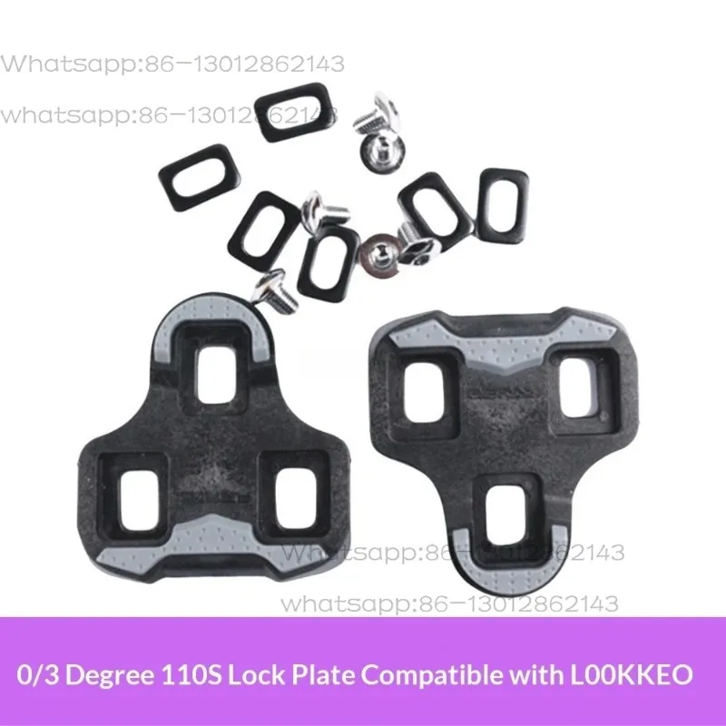 Road Bike Pedal Self-Locking Cleats Compatible with LOOK KEO System Cycling Bicycle Cleats Replacement Accessory
