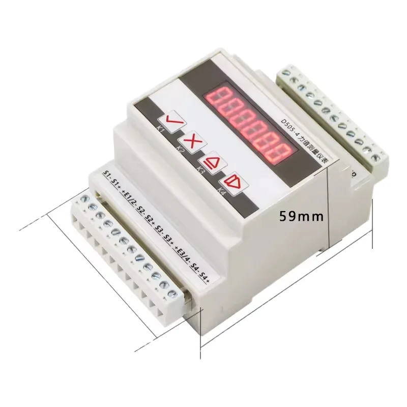Four channel display instrument D505-4 Control transmitter PLC485 communication