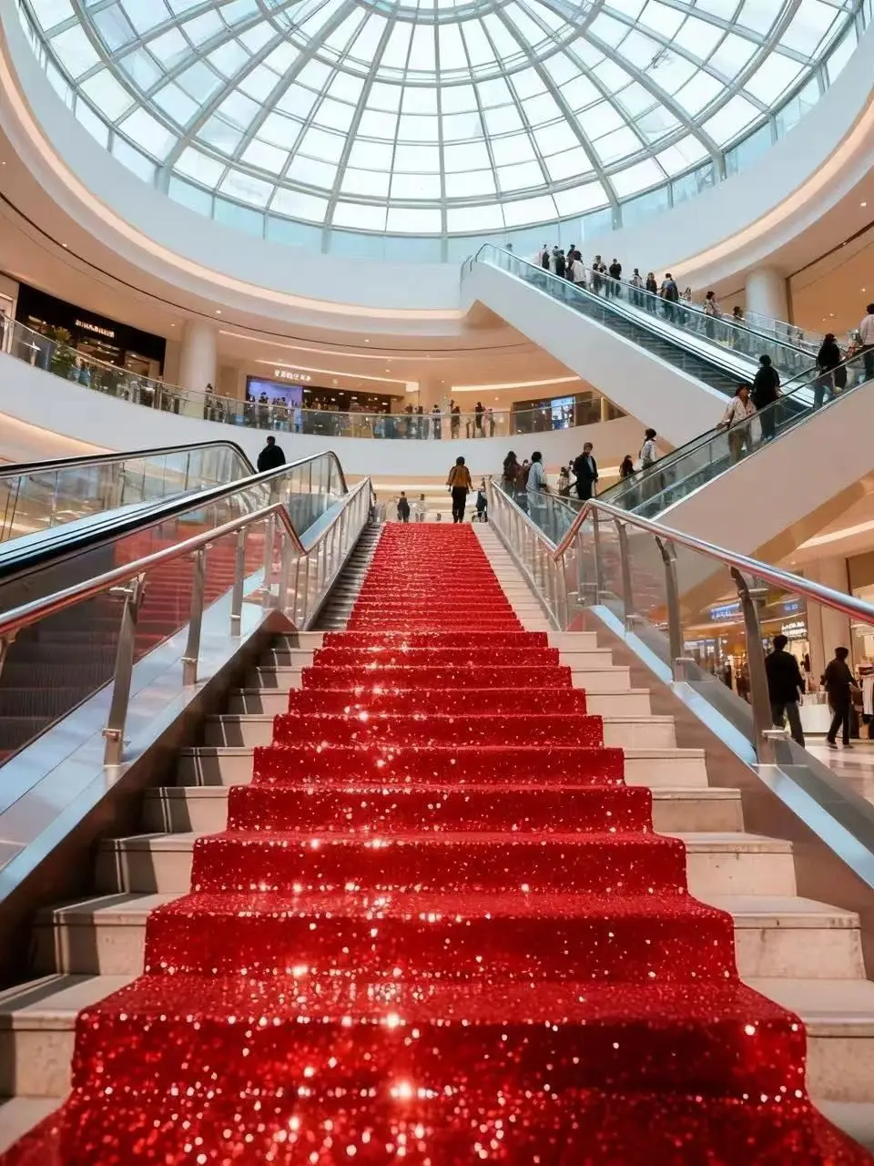 Tapis rouge, adapté à diverses Occasions, tapis de scène, cérémonies de célébration, tapis de mariage de luxe, tapis de noël