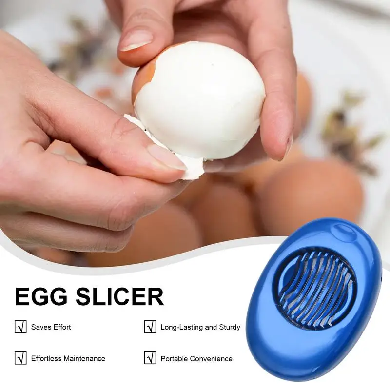 Egg Cutter Multifunctional Egg Cutter Slicer Food Preparation Efficiency Egg Cutter For Hard Boiled Eggs Home Kitchen Supplies