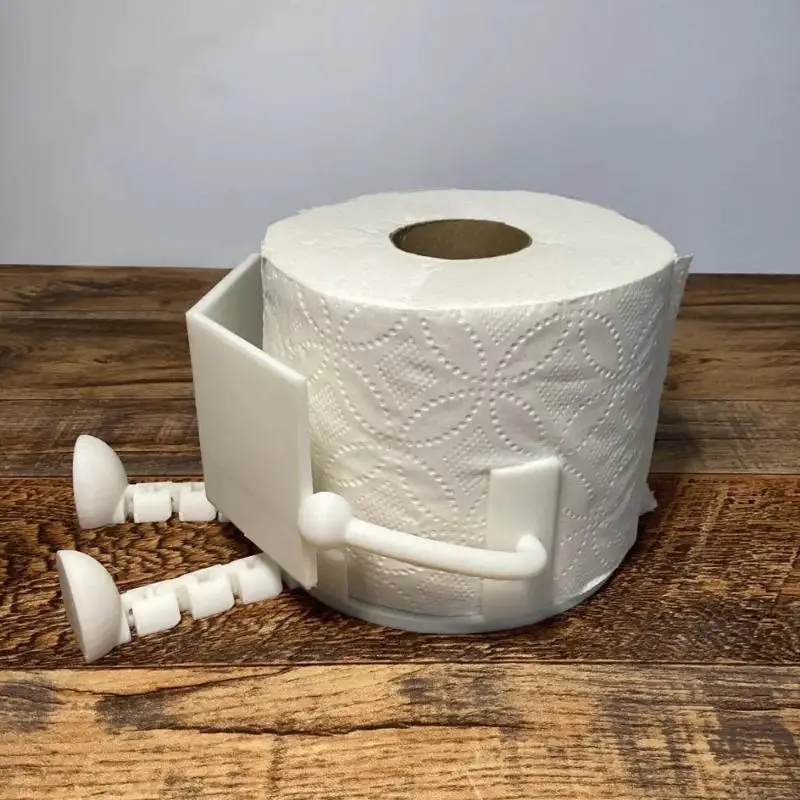 3D Printed Tissue Holder Kitchen And Bathroom Toilet Paper Holder Tissue Roll Paper Dispenser Bathroom Decor Accessories view 4