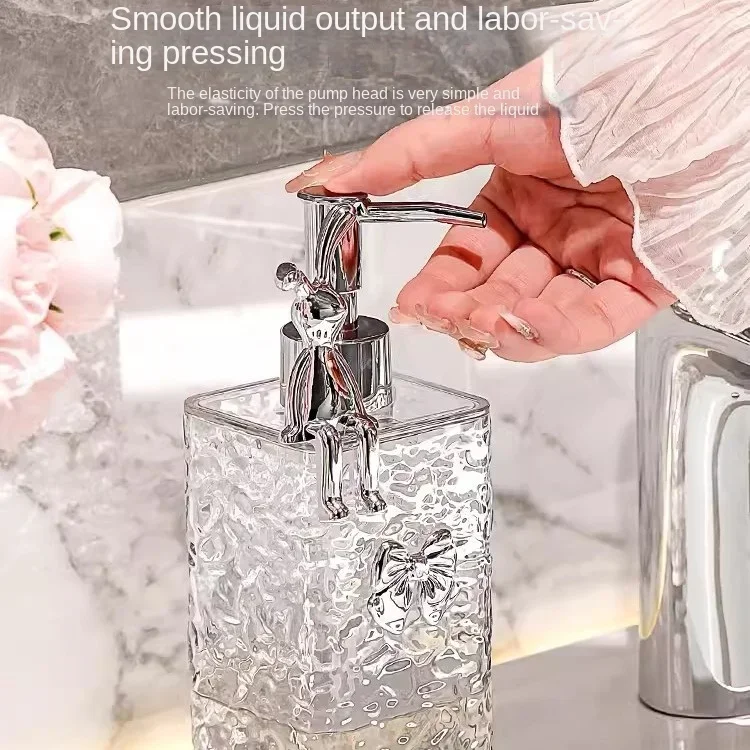 High Quality Hands Foaming Soap Dispenser Press-type Bathroom Liquid Soap Bottle Refillable Dish Soap Container Hand Washer