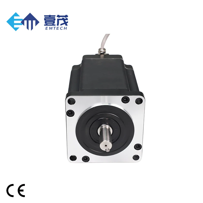 มอเตอร์สเต็ปเปอร์ไฮบริดแบบวงจรเปิดคุณภาพสูง 130 มม.*230 มม. 3 เฟส NEMA 51 ได้รับการรับรองมาตรฐาน CE และ RoHS สำหรับระบบ PLC อิเล็กทรอนิกส์