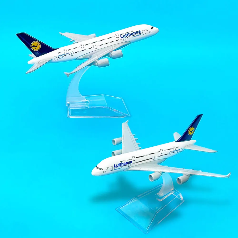 Model samolotu Boeing LUFTHANSA A380 Airlines w skali 1:400 - idealny dodatek do każdej kolekcji samolotów odlewanych