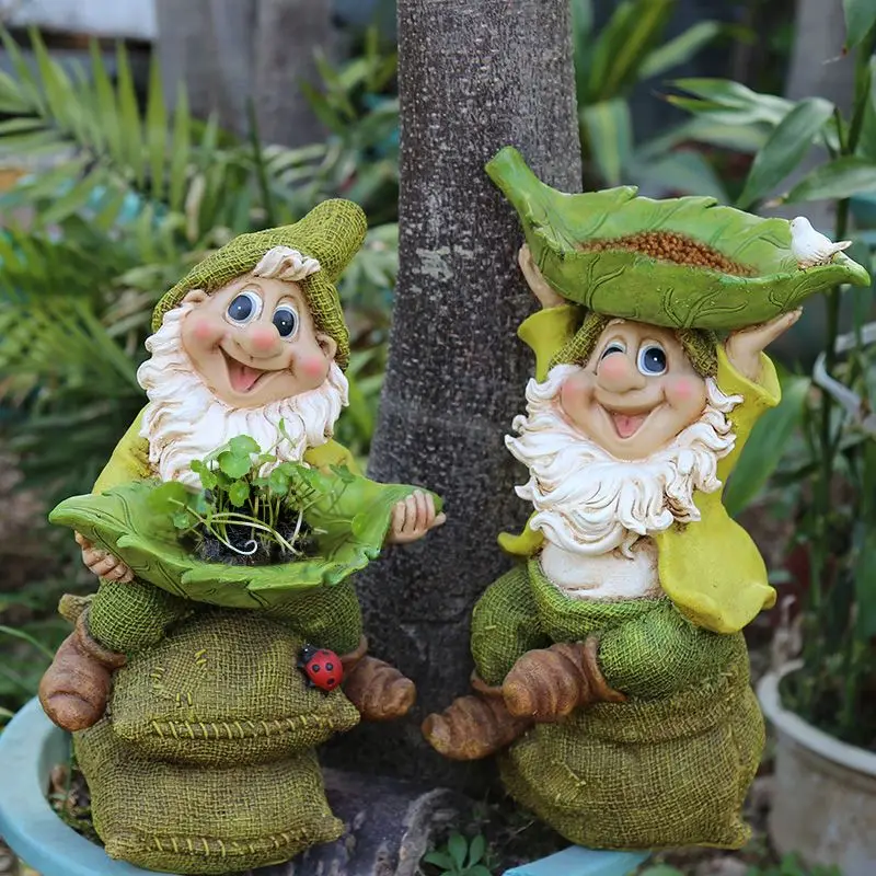 

Home decoration, outdoor garden ornaments, creative resin dwarfs, garden sculpture ornaments, small and micro statue ornaments