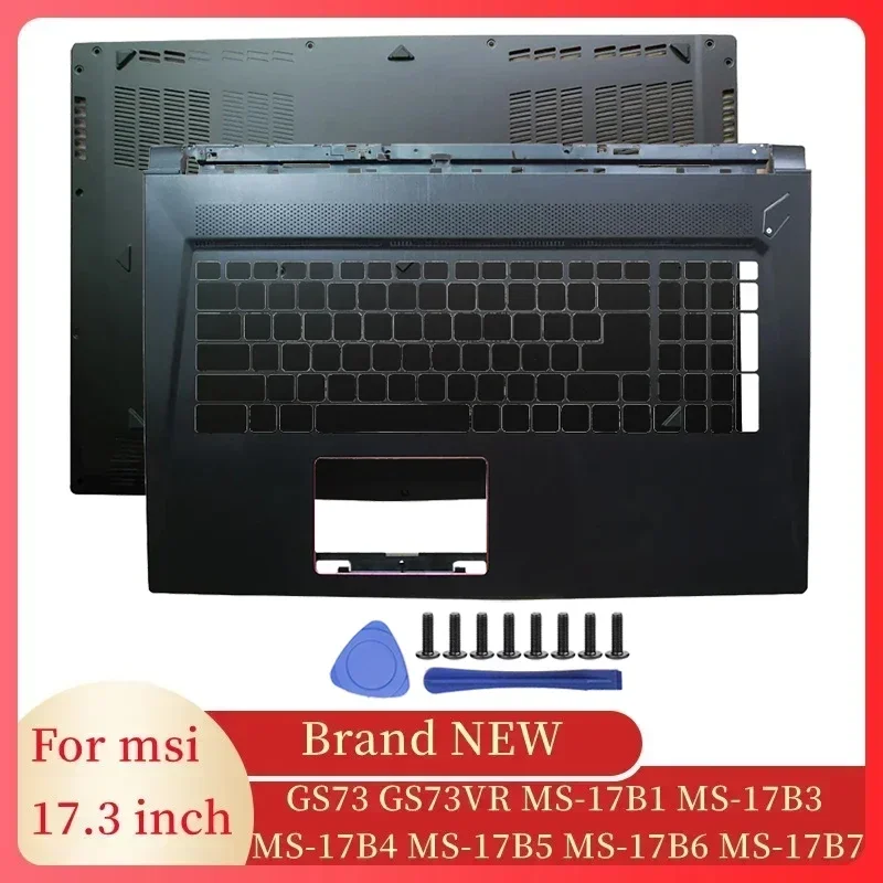 NEW Laptops Case Palmrest/Bottom Cover Laptop Accessories For MSI GS73 GS73VR MS-17B1 17B3 17B4 17B5 17B6 17B7