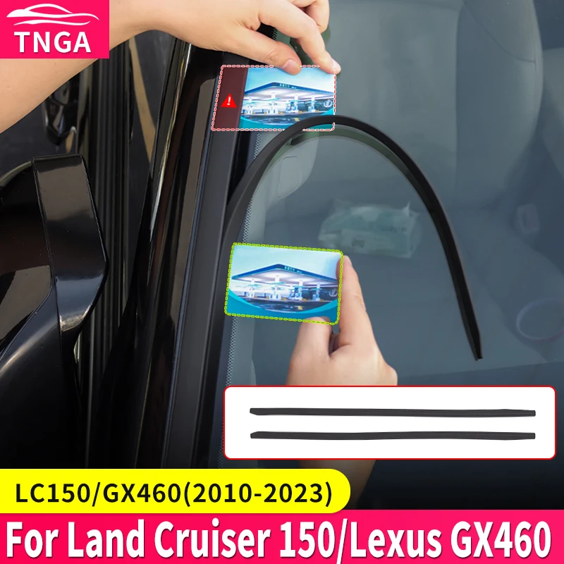 For Toyota 2010-2023 Land Cruiser Prado 150 Lc150 Lexus GX460 Silicone Sealing Strip Noise Reduction Upgraded Accessories Parts
