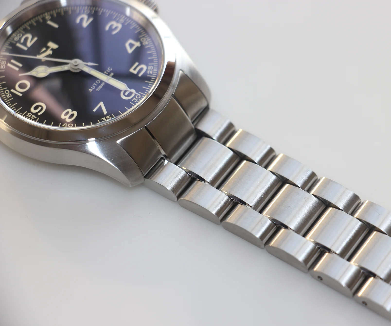 SH Limited Edition 38 mm ultradünne Taucheruhr PT5004, automatisches mechanisches Uhrwerk, wasserdicht, 100 m, Kathedralenzeiger, Sammlerstücke