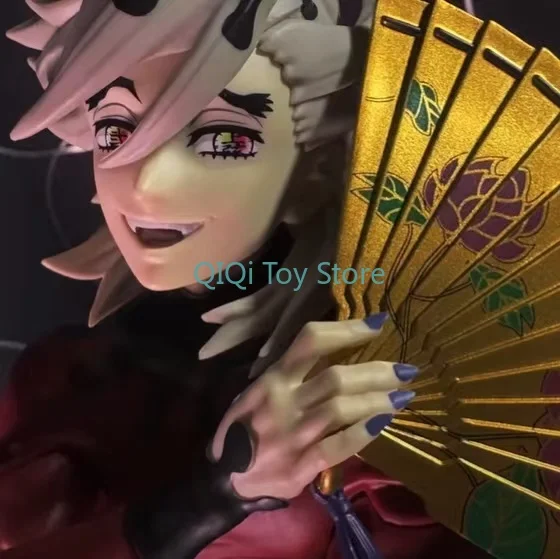Genuine in stock   Bandai Glasses Factory Demon Slayer  Children's Grinding  Folding Fan  Animation Version  Prize Hand-made