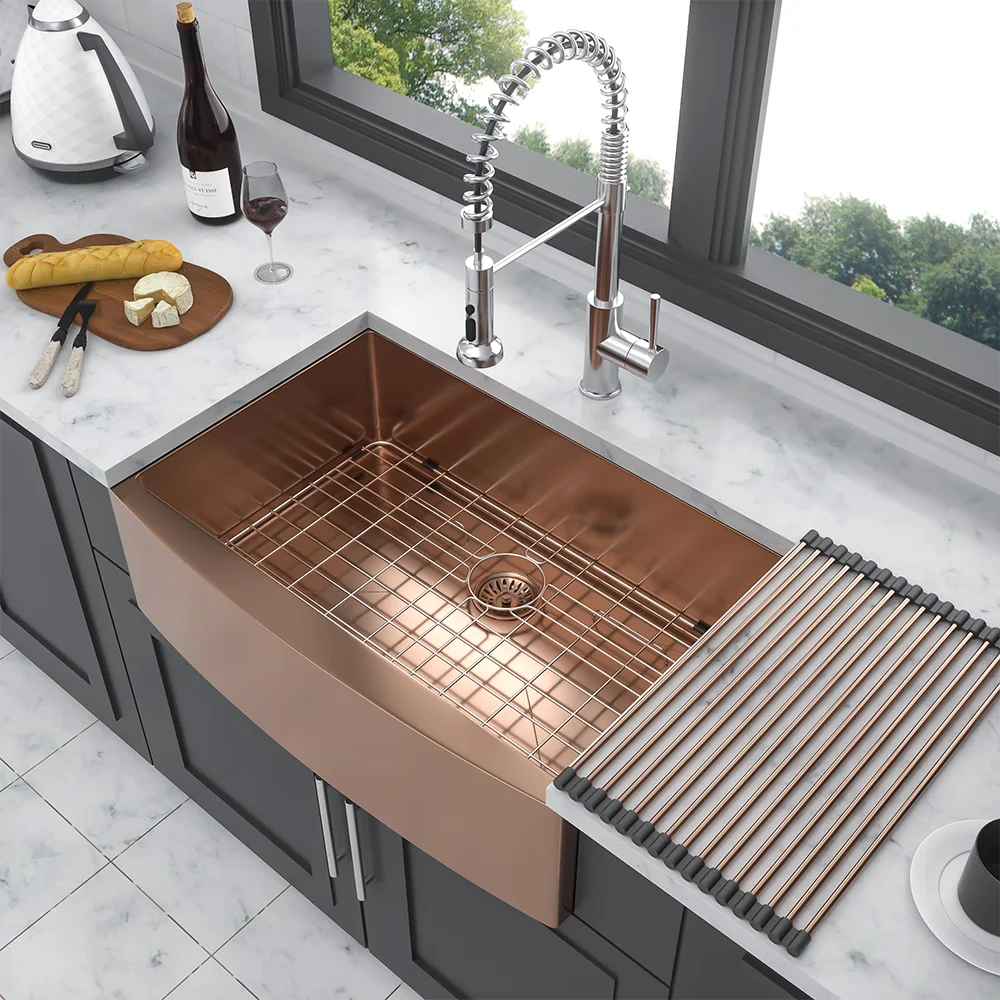 

Stainless Steel Sink，Deep Hidden Sink Kitchen Accessories Household Items，33inch x 21 inch x 10 inch sink Large Single Slot