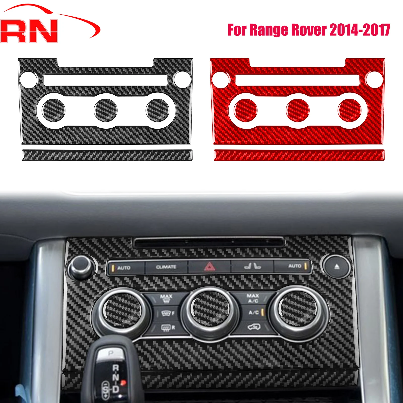 

Для Range Rover 2014-2017 модифицированная автомобильная CD-панель из углеродного волокна, внутренняя отделка под дерево, черные аксессуары для фортепиано, наклейка