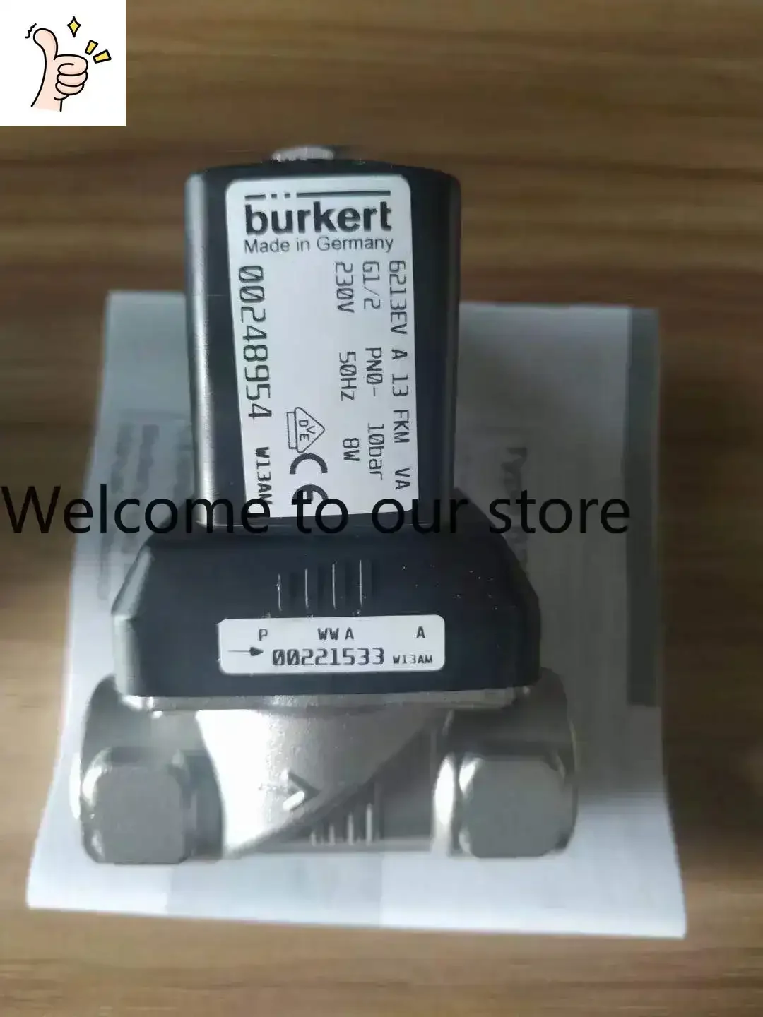 2026.4Powerleader Burkert6213EV Liquid Oil Water Solenoid Valve A13-20-25-32-DN40 Baodi G1/2-3/4