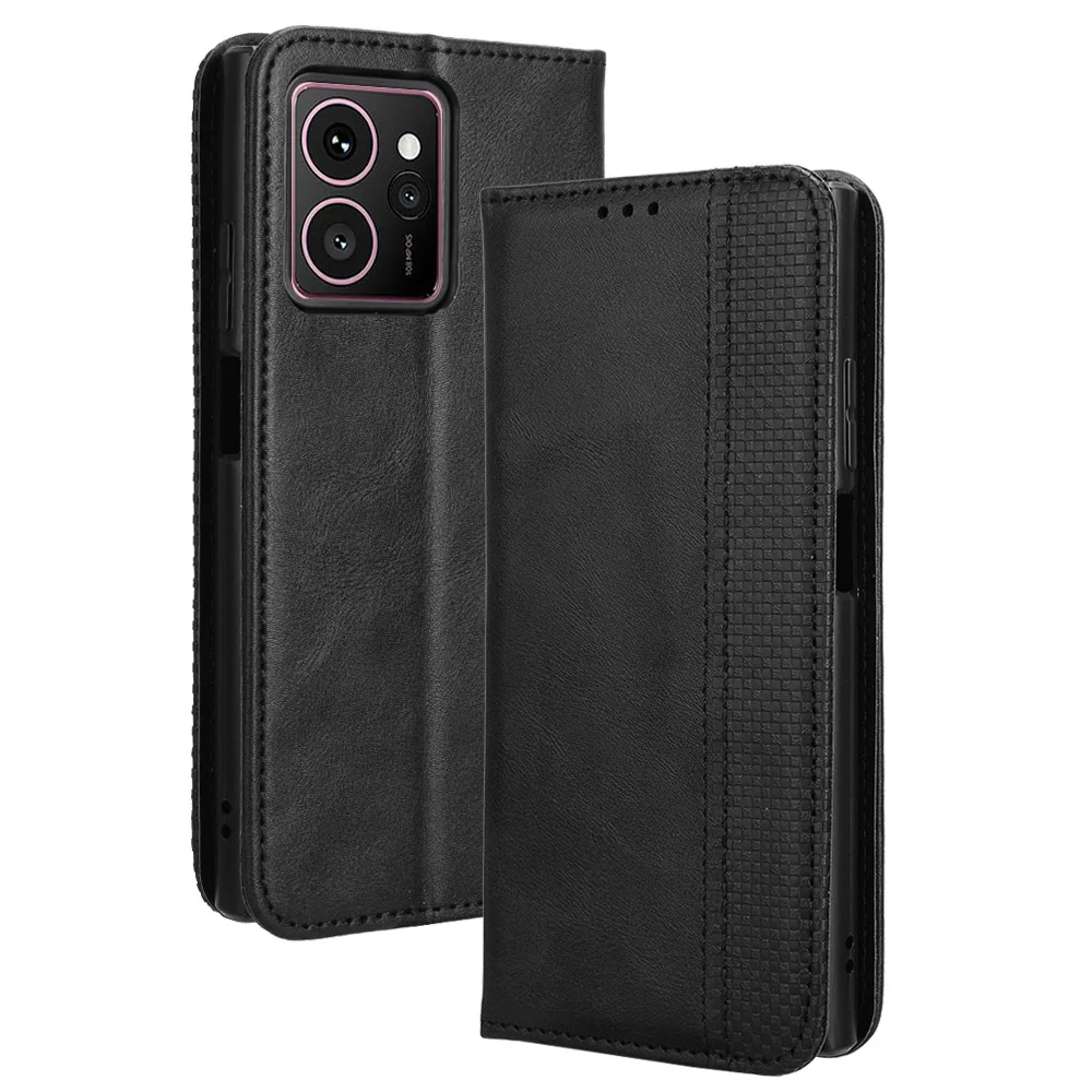 Flip Retro Style Leather Magnetic Closure Cover For HMD Skyline Card Slot Wallet Fall prevention Phone Case For HMD Skyline