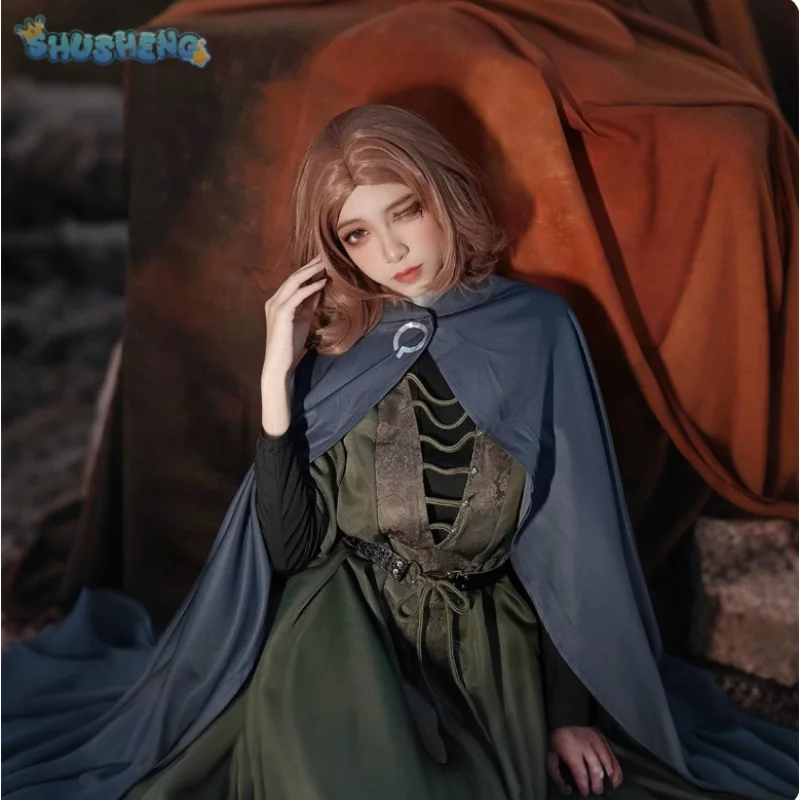 

Melina Cosplay Costume Elden Game Ring Wig cloak dress Halloween women's Man fantasy uniform carnival party suit S-XXL