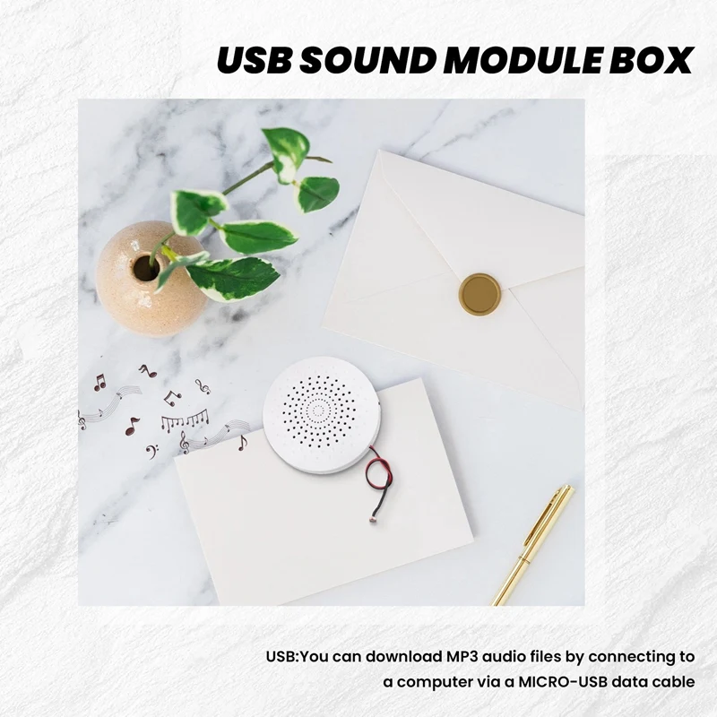 8MB USB Sound Module Box Can Record Rechargeable Speaker With MP3 Audio Playback Function