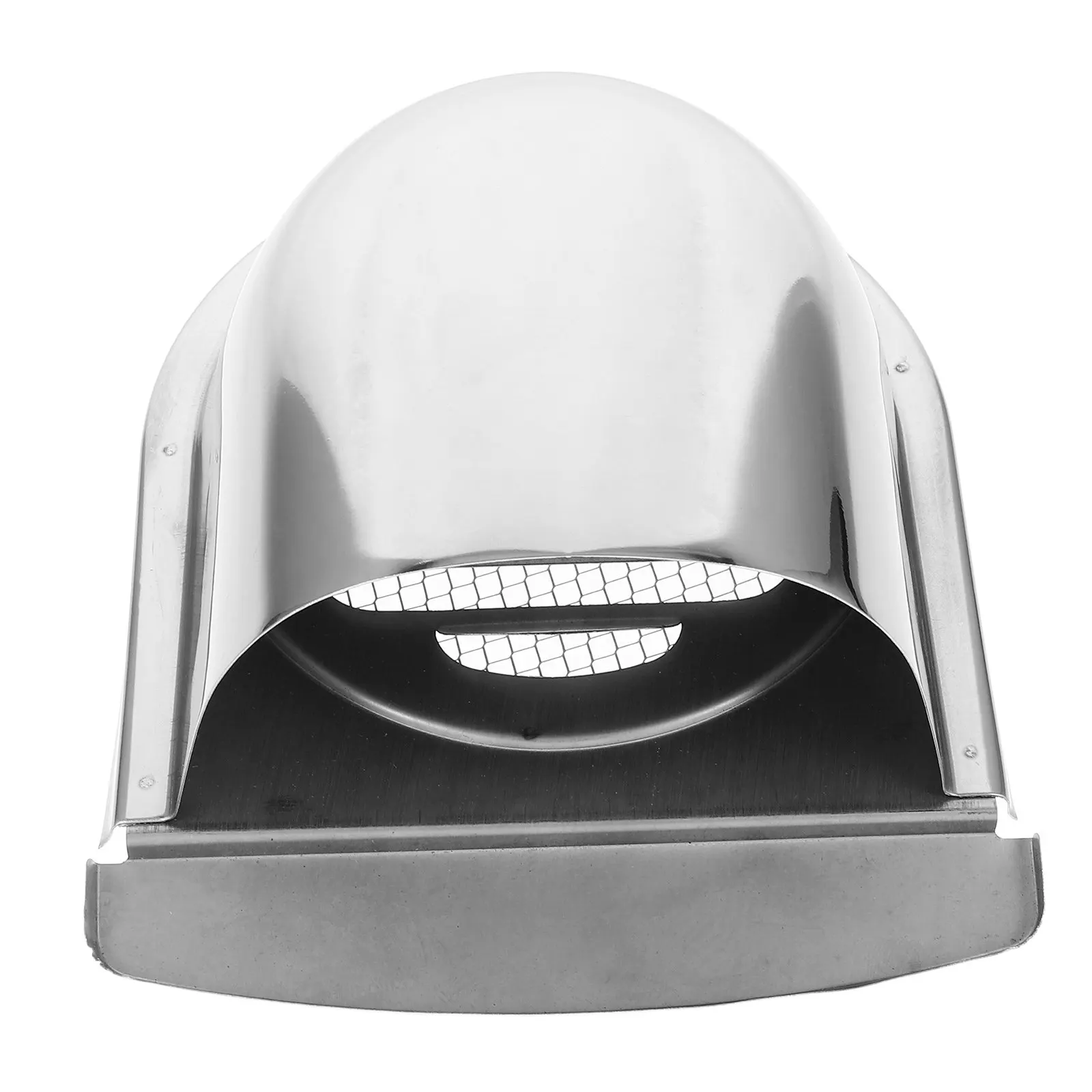 

Stainless Steel U-Shaped Vent Cover Rainproof Hood Air Exhaust Wall Ventilation Fresh Air Intake Exhaust Fan Outdoor Vent Cap
