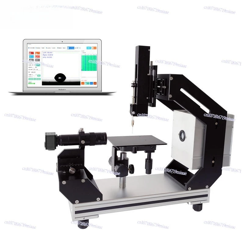 Automatic Optical Contact Angle Meter for Dynamic Water Drop Measurement | Fully Automated Contact Angle Analyzer
