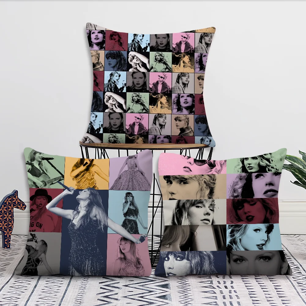 Sänger T-Taylor-S-Swift-ES T-TTPD Kissenbezug Wohnzimmer Kopfteil Büro Kissen Schlafzimmer Kissen