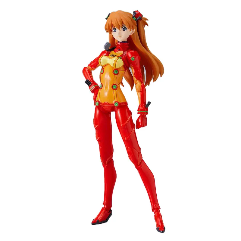 In Stock Original Max Factory GSC Figma 084 Soryu Asuka Langrey EVAGELION NEW THEATRICAL EDITION 14CM Model Animation Character