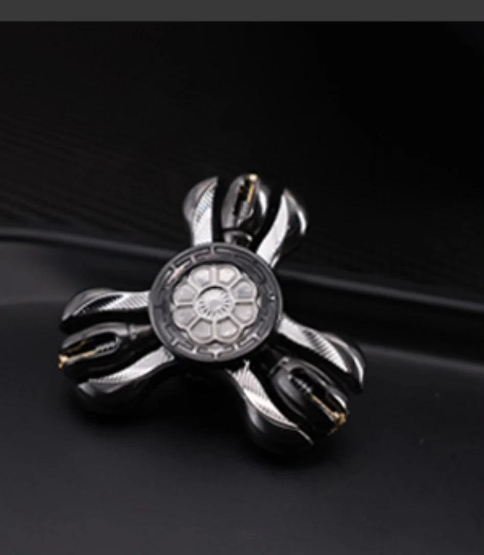 Used EDC Red Horse, Warp Wheel Edc Fingertip Gyro, Zirconium Black, Brand New Unopened, Open Armor Gyro Edc