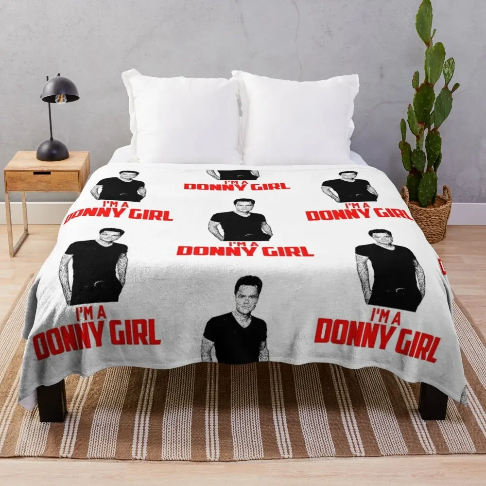 

Donny Osmond I'm A Donny Girl Throw Blanket Flannel Fabric Hairy Luxury Throw Blankets