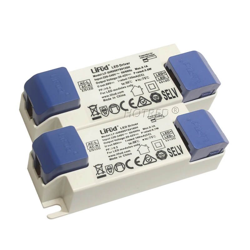 LED Driver LiFud LF-GIR009YS LF-GIR013YS series 25-42V 135mA 160mA 180mA 200mA 250mA 300mA 350mA CE CB TUV SAA RCM Certification