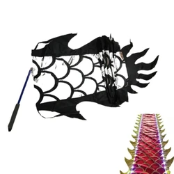 Veelkleurige Stok Drakendansen Lint Met Led Outdoor Vierkante Performance Prop Verlichting Fitness Dragon Speelgoed