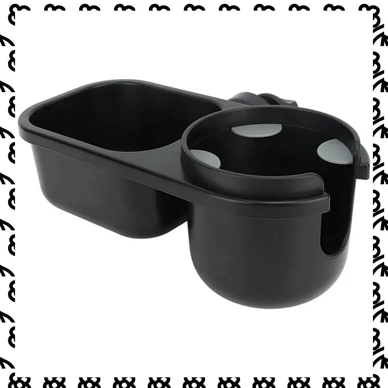 

A07I Stroller Snack Holder, Stroller Cup Holder With Snacks Holder, Universal Stroller Snack Catcher And Drinks Holder