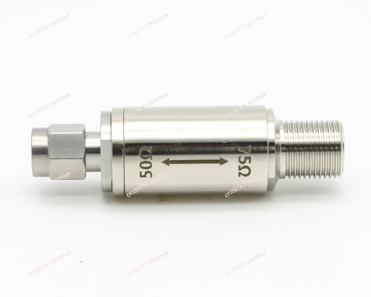 Impedance Converter SAM Header to F Header 50 Ohm to 75 Ohm