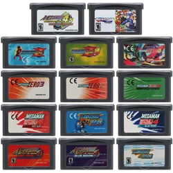 GBA-Cartouche de jeu vidéo 32 bits, carte de console mMega Man Series, collection complète, réseau de combat