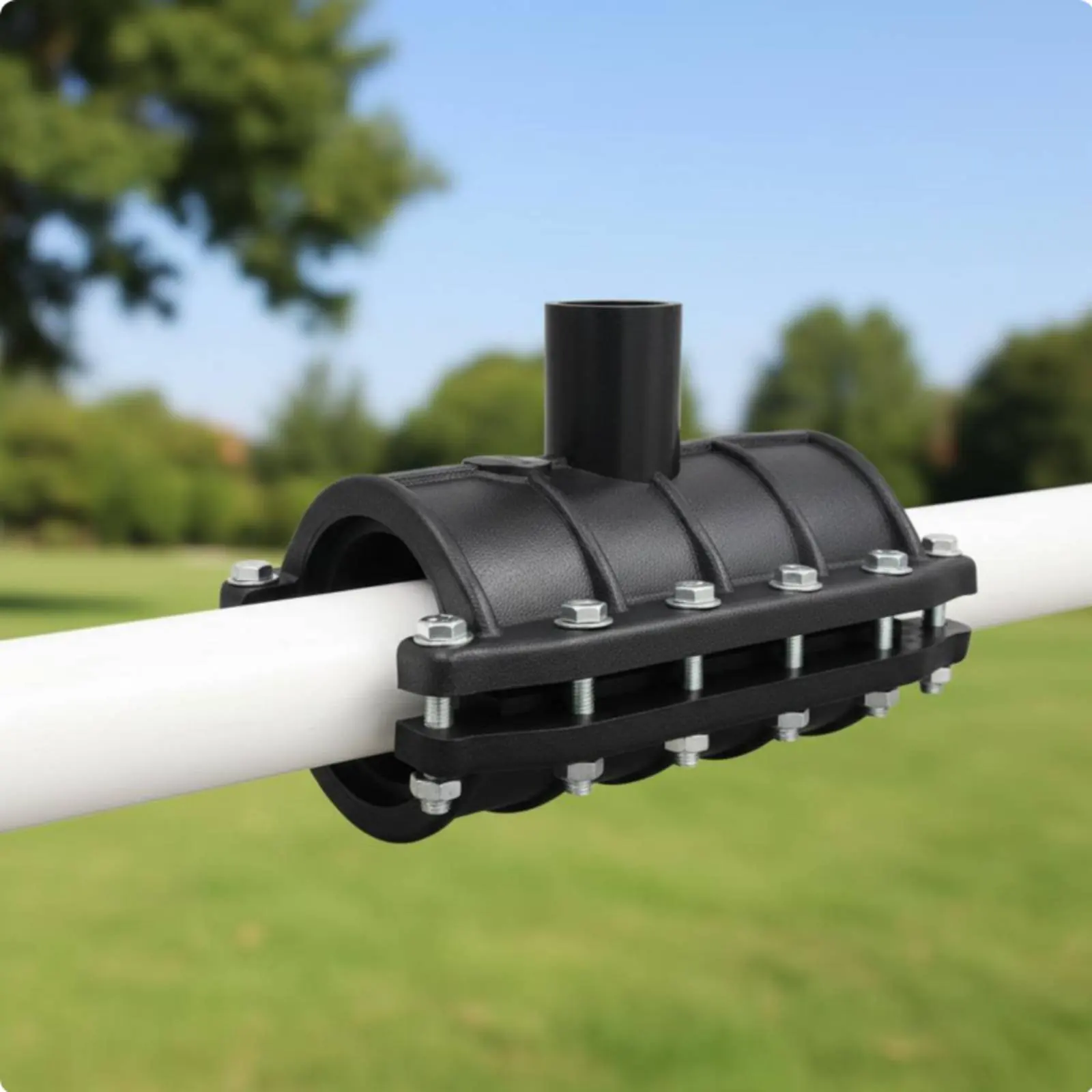 Quick Repair Pipe Connector Pressure Resistant Leak Repair Saddle Clamp Plumbing Hardware Long-Lasting view 6