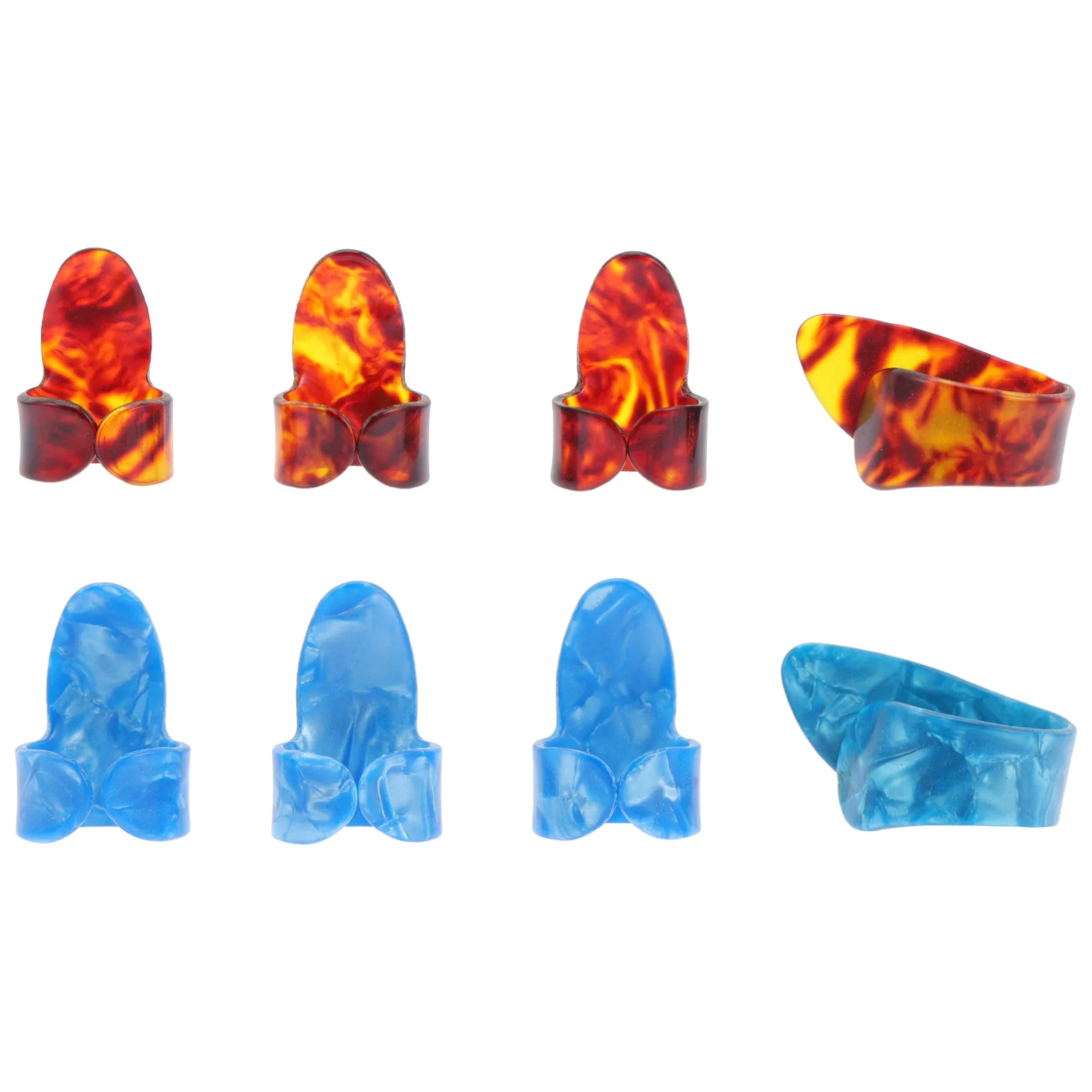 

1 set Ultra Thin Guitar Finger Picks Comfortable Thumb Picks Durable Bass Plectrum Accessories Lightweight Ergonomic