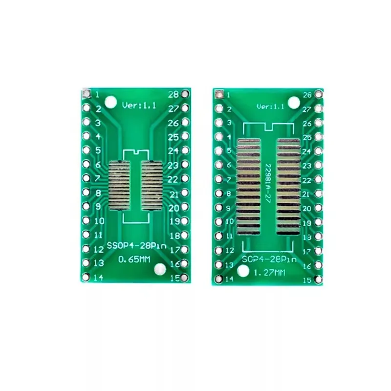 10 Piezas Adaptador SOP SOP8 SOP10 SOP16 SOP28 TQFP QFN56/64 Placa de Prueba IC PCB 2