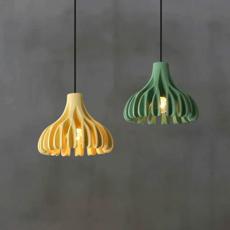 

2025 Restaurant Living Room Chandelier Designer Macaron Resin Lamps Bar Table Creative Commercial Decoration Nordic Pendant Ligh