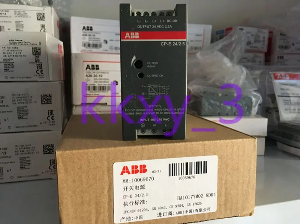 1 PCS NEW IN BOX ABB switching power supply CP-E 24/2.5 output 24VDC/2.5A