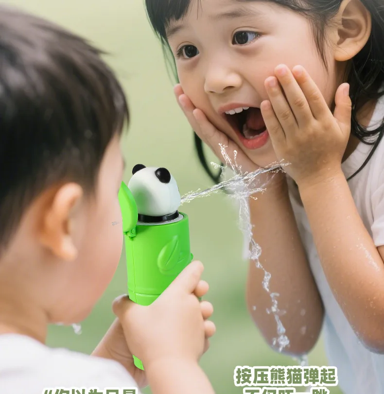 Wasserpistole Sommer Outdoor Wasser Spray Mini Pistolen Reichweite Pools Strand Wasser Kampf Spaß Spielen Spielzeug Kinder Jungen Mädchen Panda Zufällig
