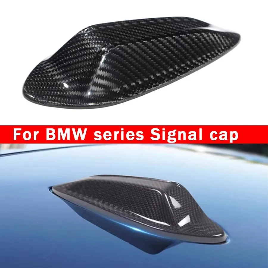 For BMW 2 3 4 series G42 G22 G20 G28 M2 G87 M3 G80 M4 G82 240 Carbon fiber antenna cover shark fin signal cover decorative cover