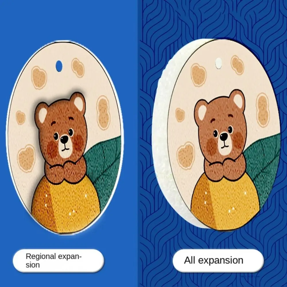 Absorvente de água diy kit de pintura inchada material de espuma educacional pontilhadora dos desenhos animados beliscar design 3d desenho lona