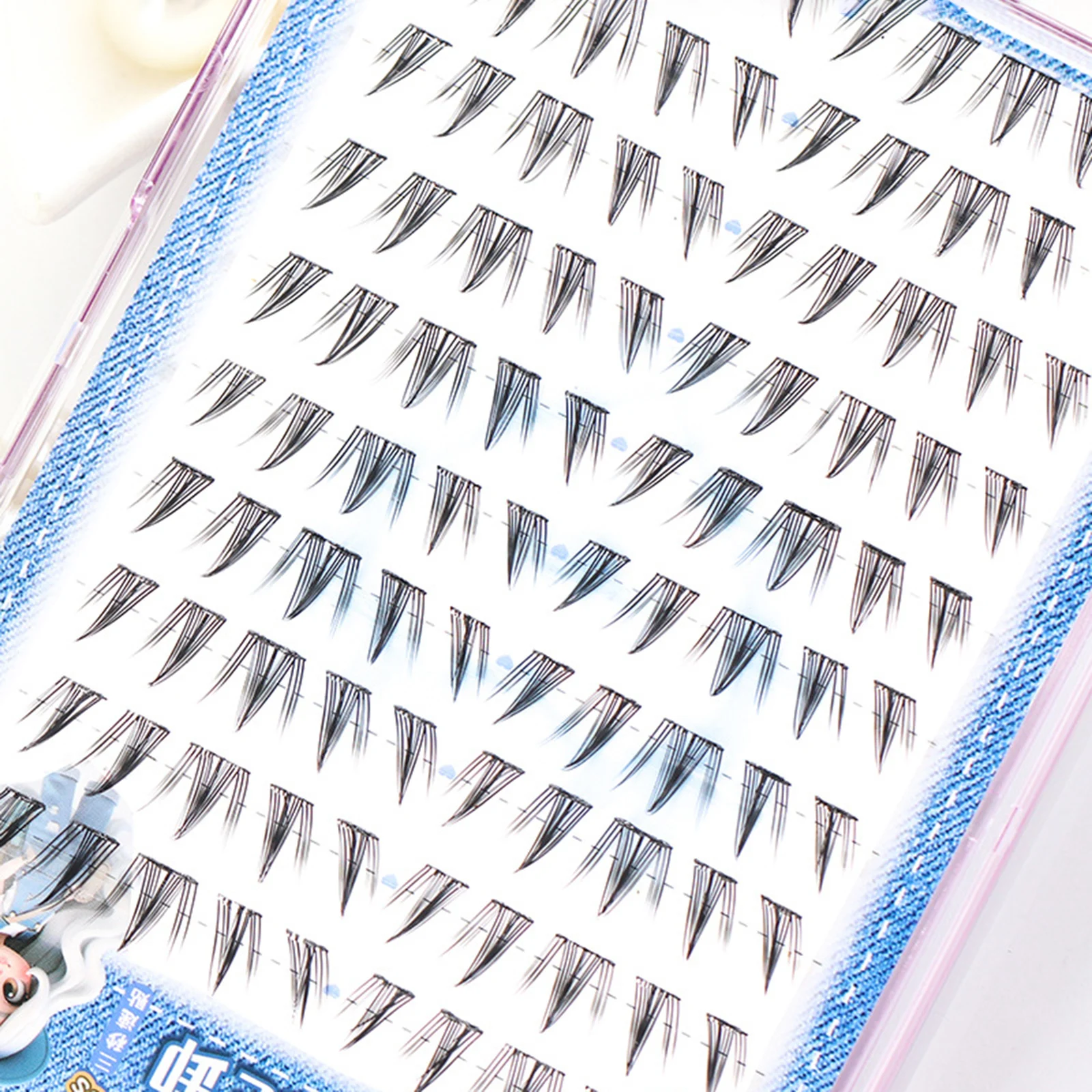 Kein Kleber Falsche Wimpern Schmetterling Stil Natürliche Dicke Puppe Selbstklebende Falsche Wimpern Manga Anime Wimpernverlängerung Make-Up-Tool