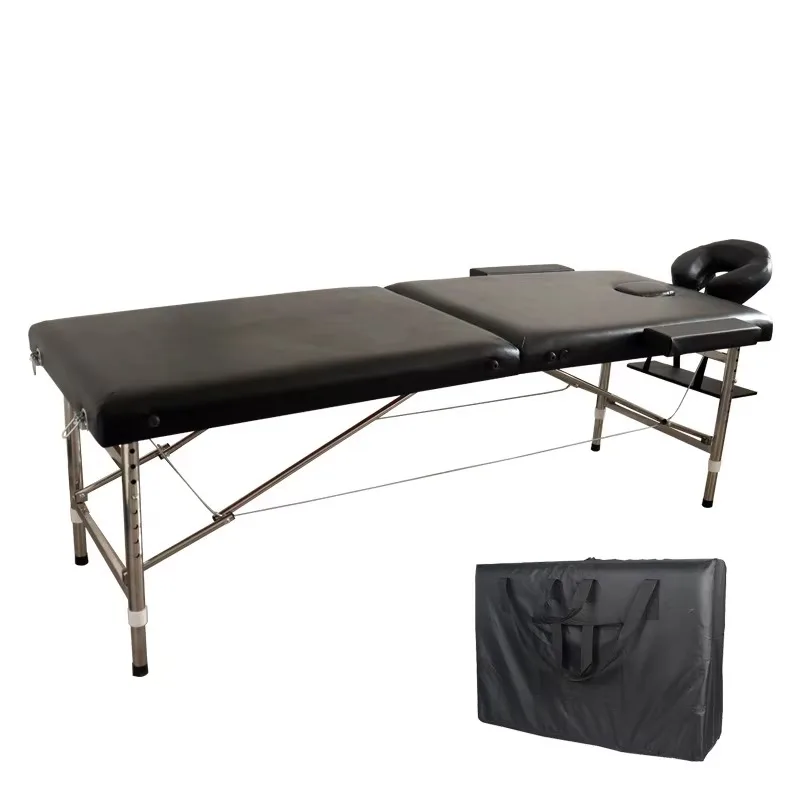 New Arrive Hot Selling  Cheap Convenient Space-saving Beauty Salon Furniture Treatment Stainless Steel Frame Folding Fa
