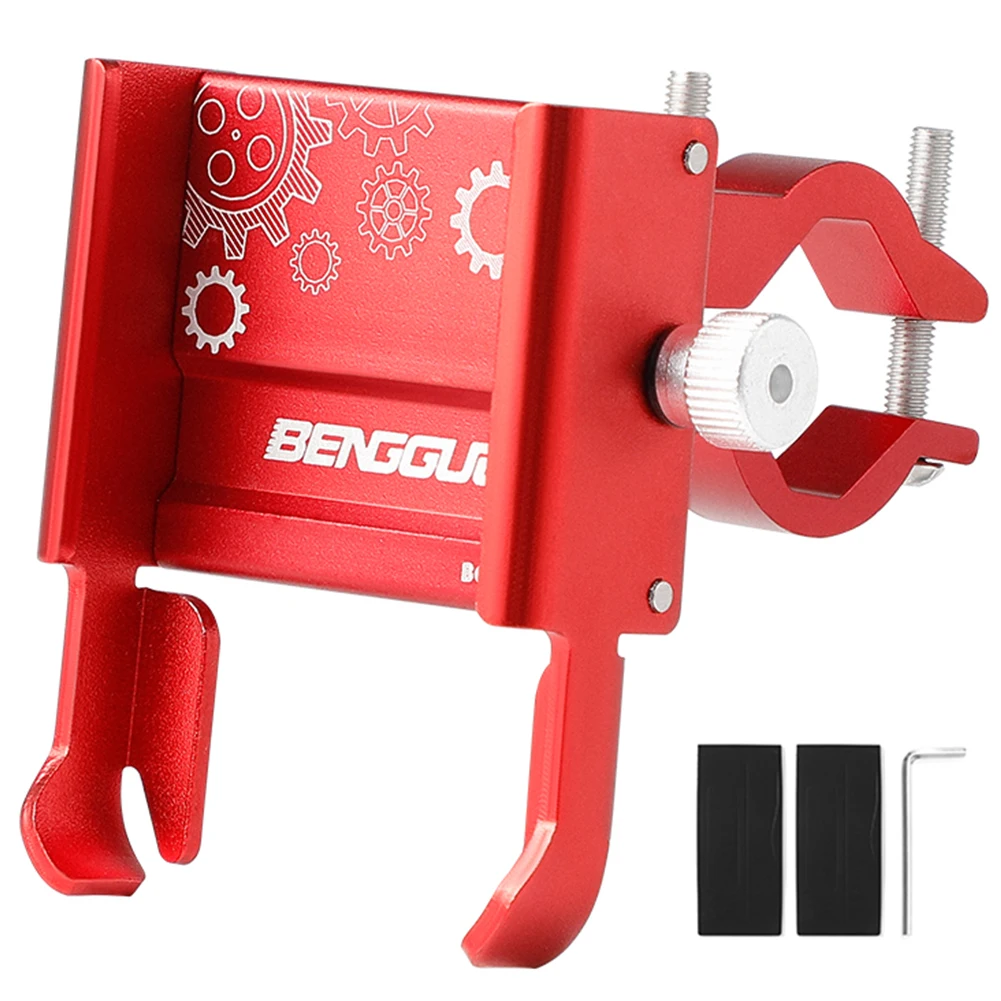 Support de téléphone de vélo en alliage d'aluminium, Rotation à 360 degrés, antichoc, accessoires de cyclisme