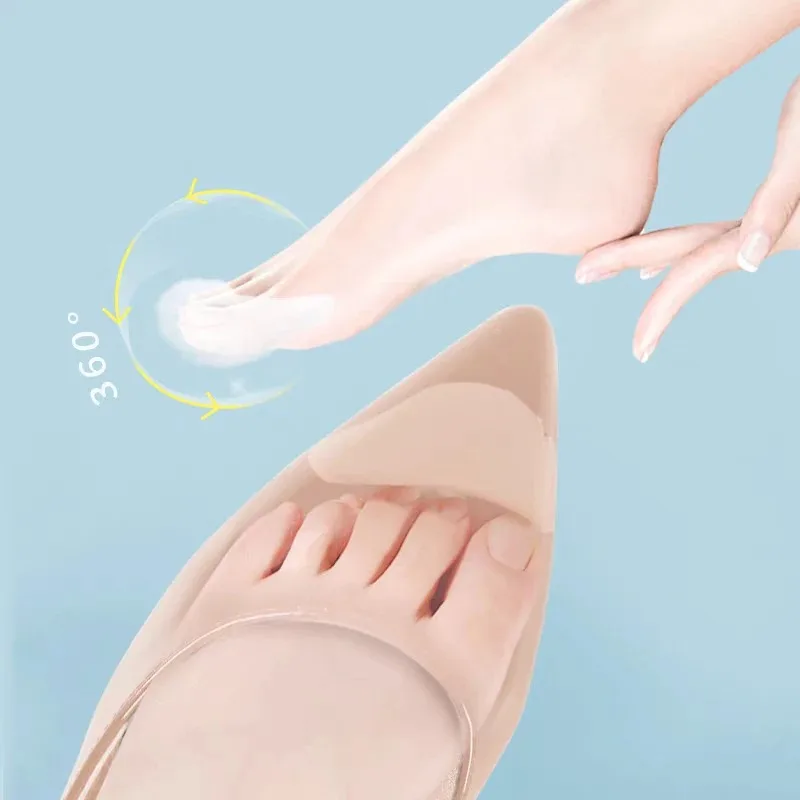 Sponge Toe Plug Half A Yard Pad High-heeled Shoes To Adjust The Shoe Size  Prevent Pain and Shrinkage Insole Non Slip Shoe Pads image 6