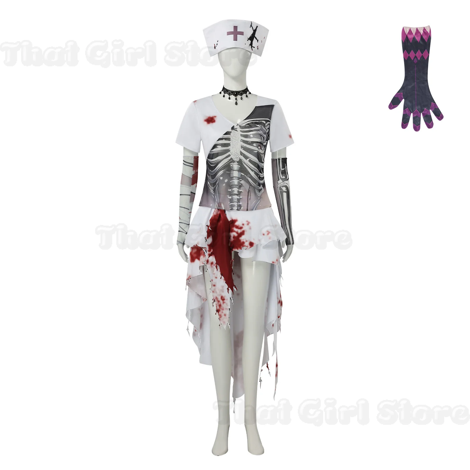 Scary Zombie Nurse Cosplay Ani - Anime Cosplay Nurse review and price