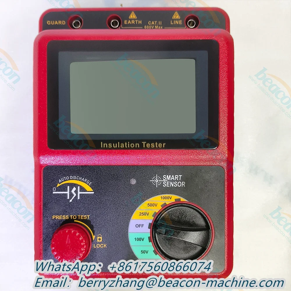 جهاز اختبار مقاومة العزل الرقمي عالي الجهد حاقن قضيبي مشترك طاولة عزل صمام الملف اللولبي