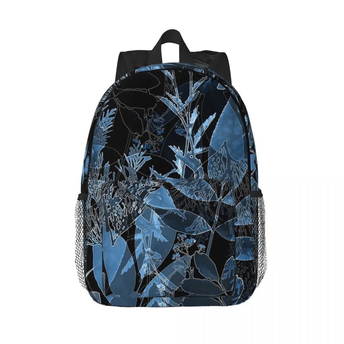 

Blue Leaf Backpacks Teenager Bookbag Casual Children School Bags Laptop Rucksack Shoulder Bag Large Capacity