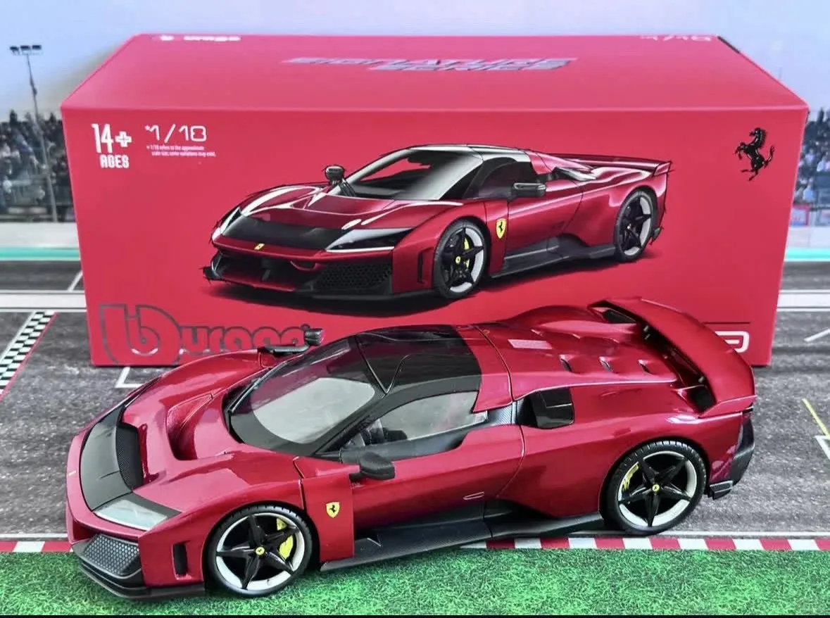 New In Stock Bburago 1:18 Ferrari F80 Signature Version Packaging