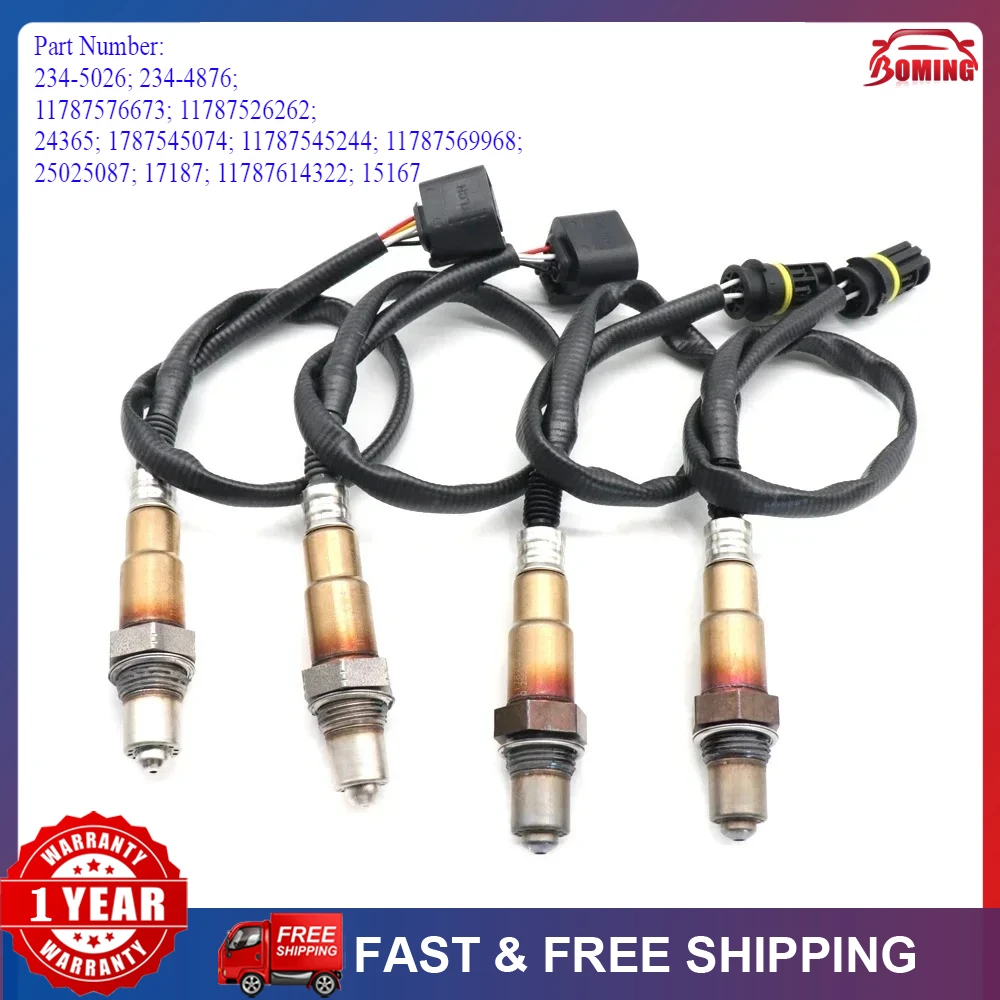 

234-5026 234-4876 Car Front Rear Air Fuel Ratio Lambda O2 Oxygen Sensor For BMW 550i 650i 750i 750Li GT xDrive Gran Coupe X5 X6